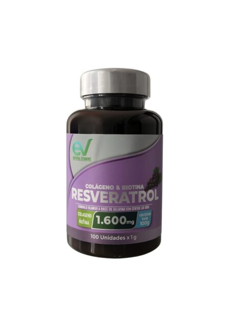RESVERATROL CON COLÁGENO Y BIOTINA